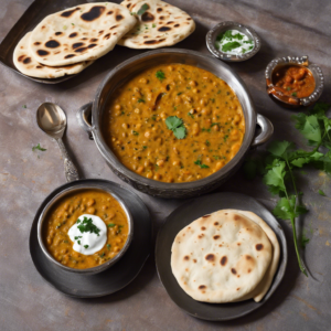 dal makhani with butter naan