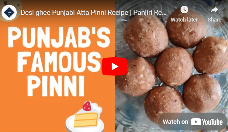 Punjabi pinni recipe